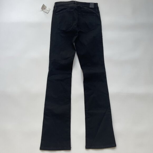 Guess Women’s Mid Rise Boot Cut Jeans In Black Denim Size 27 - Picture 6 of 10